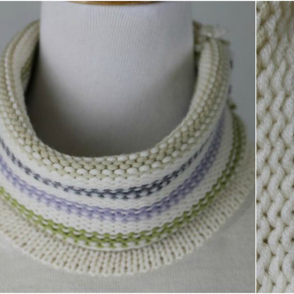 Cividini Merino Wool Turtleneck Cream Sweater Made in Italy - Picture 6 of 8